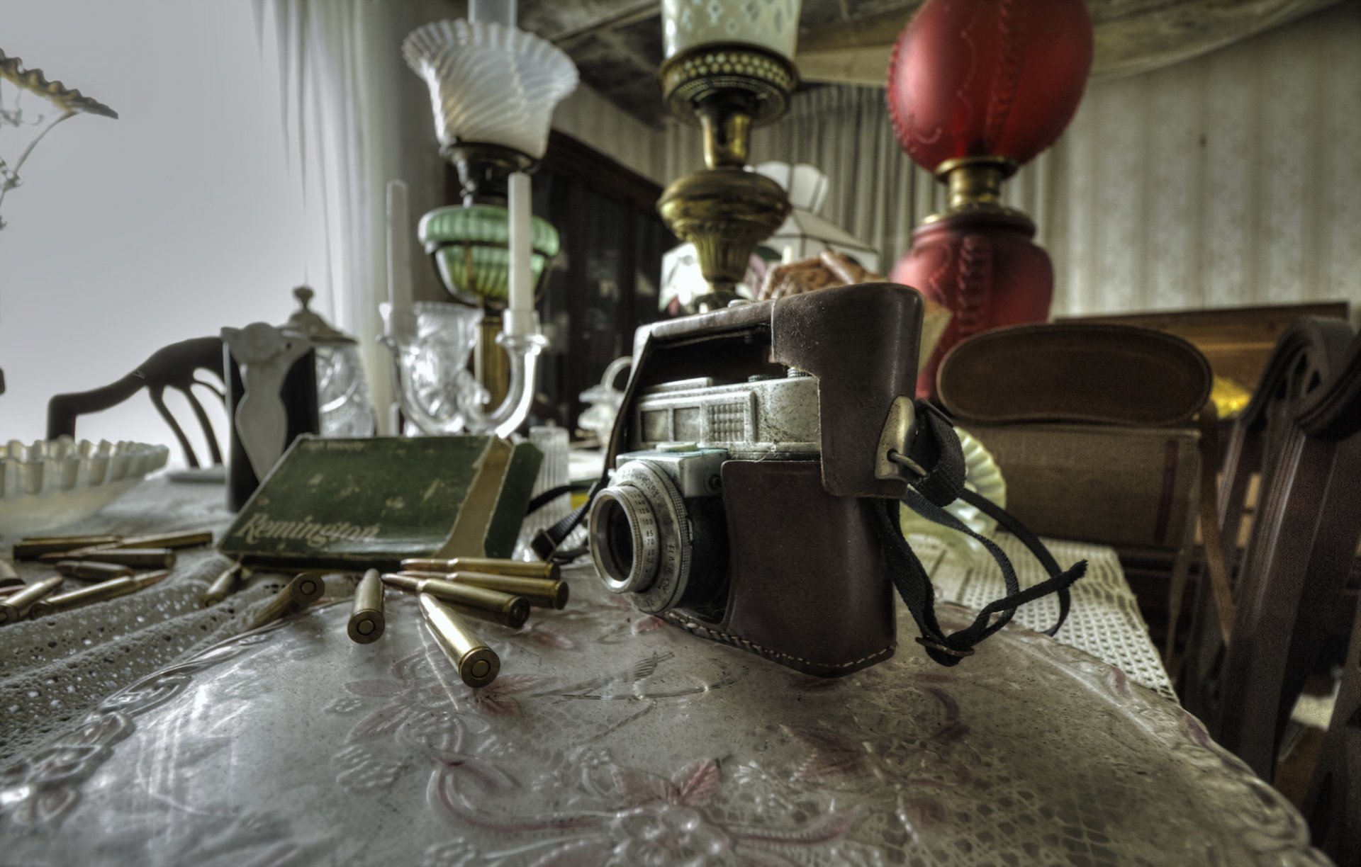 caméra munitions fond