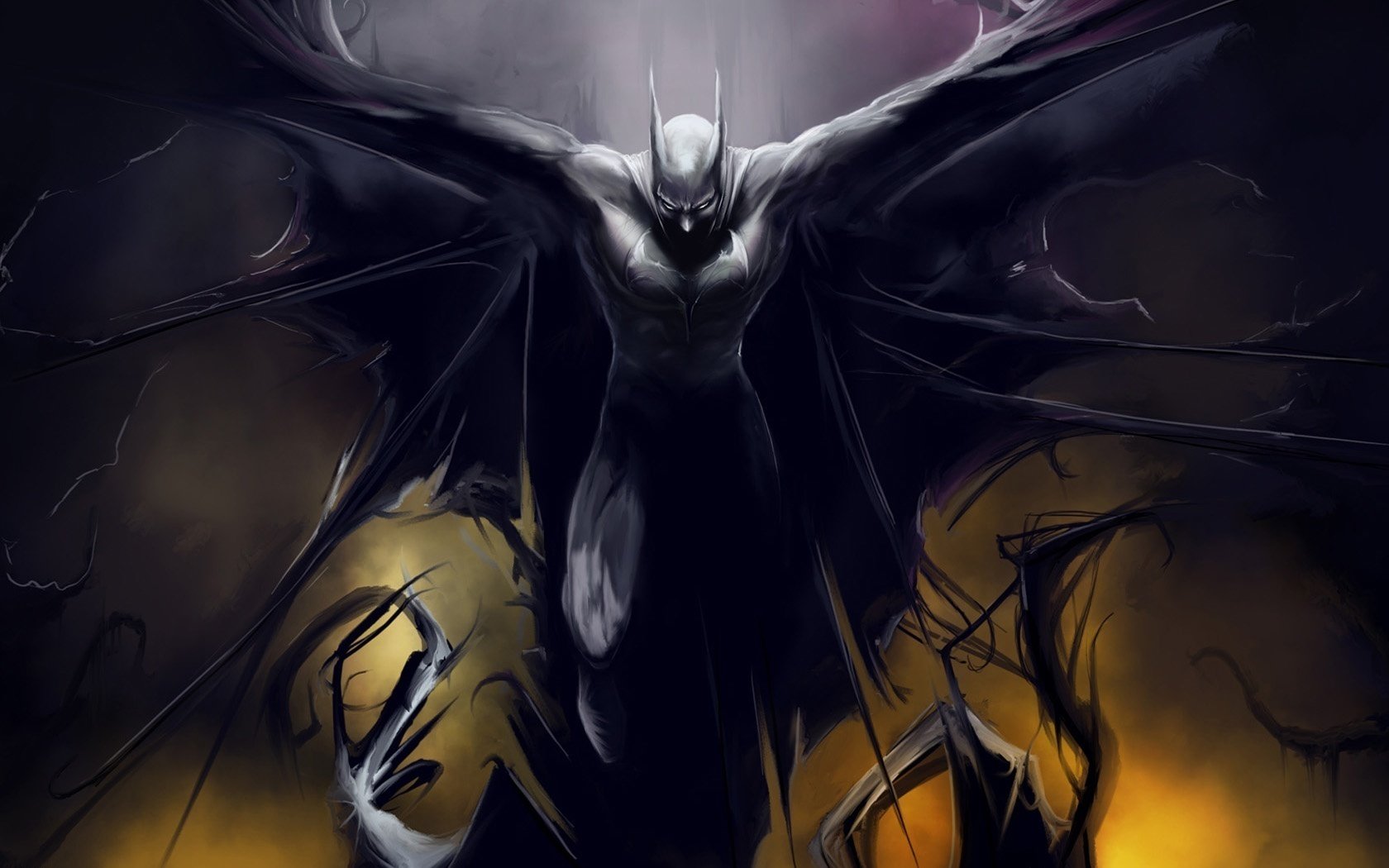batman vent manteau noir