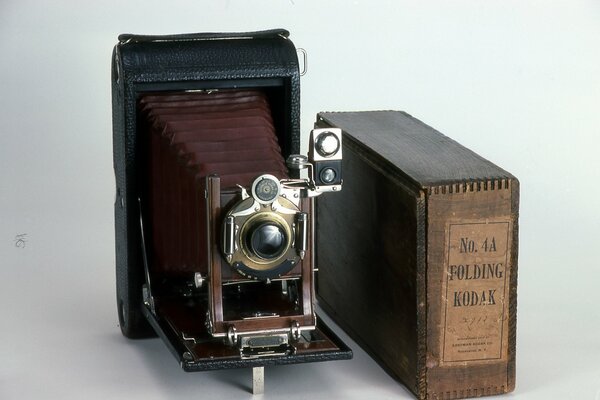 Appareil photo rétro avec Flash modèle Vintage