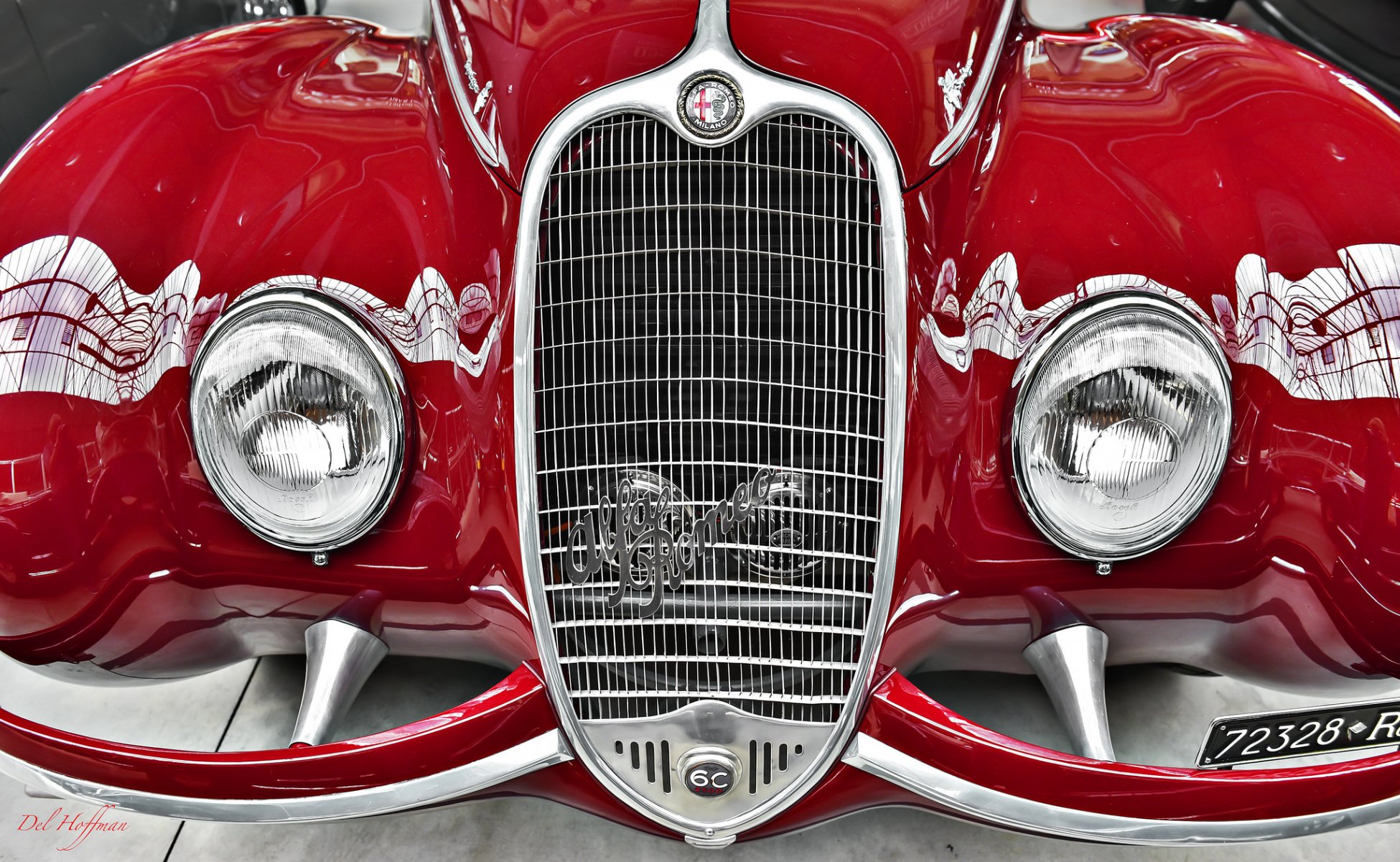 alfa romeo rouge phares