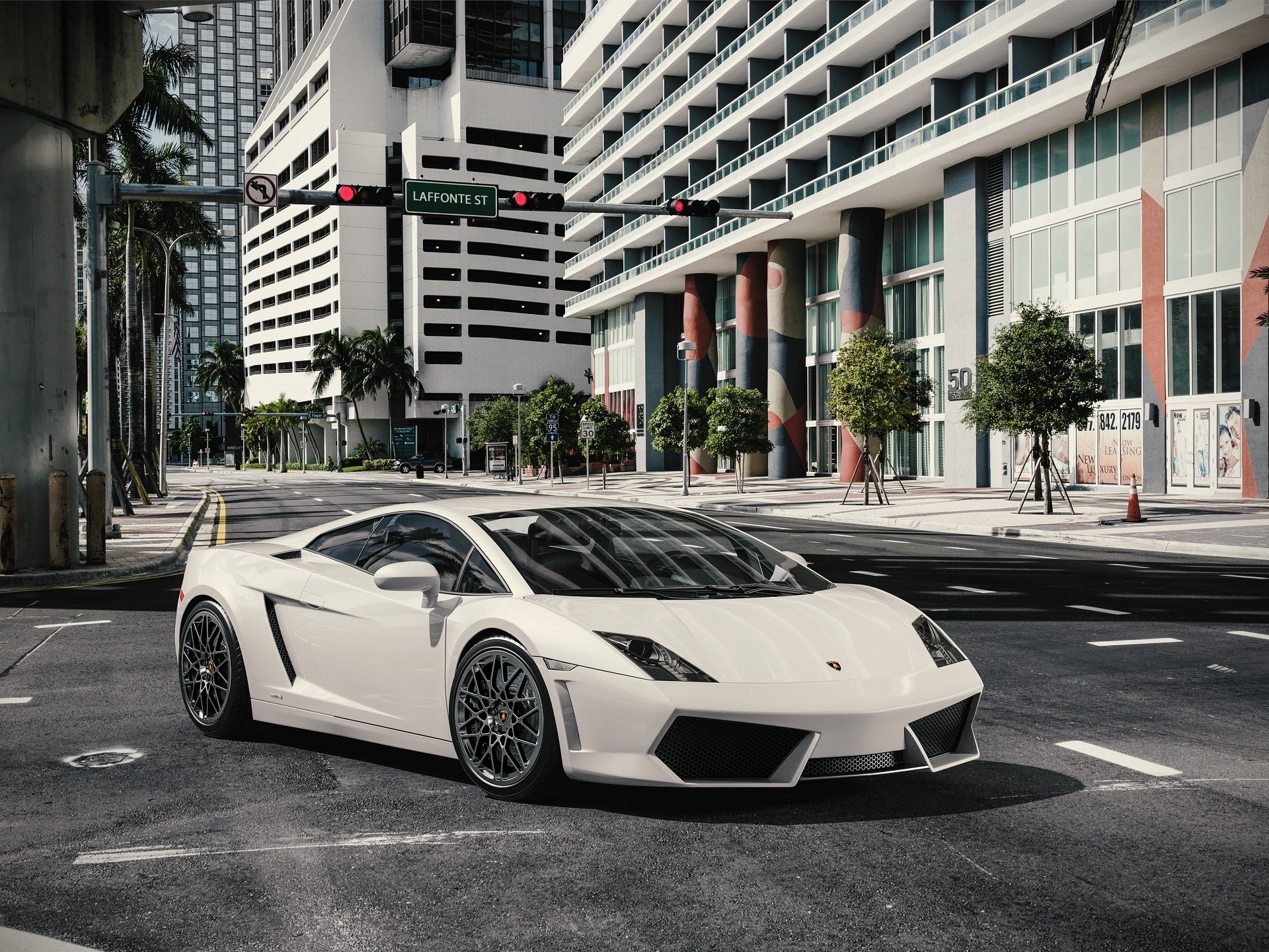 lamborghini gallardo lp550-4 blanc supercar lamborghini galardo