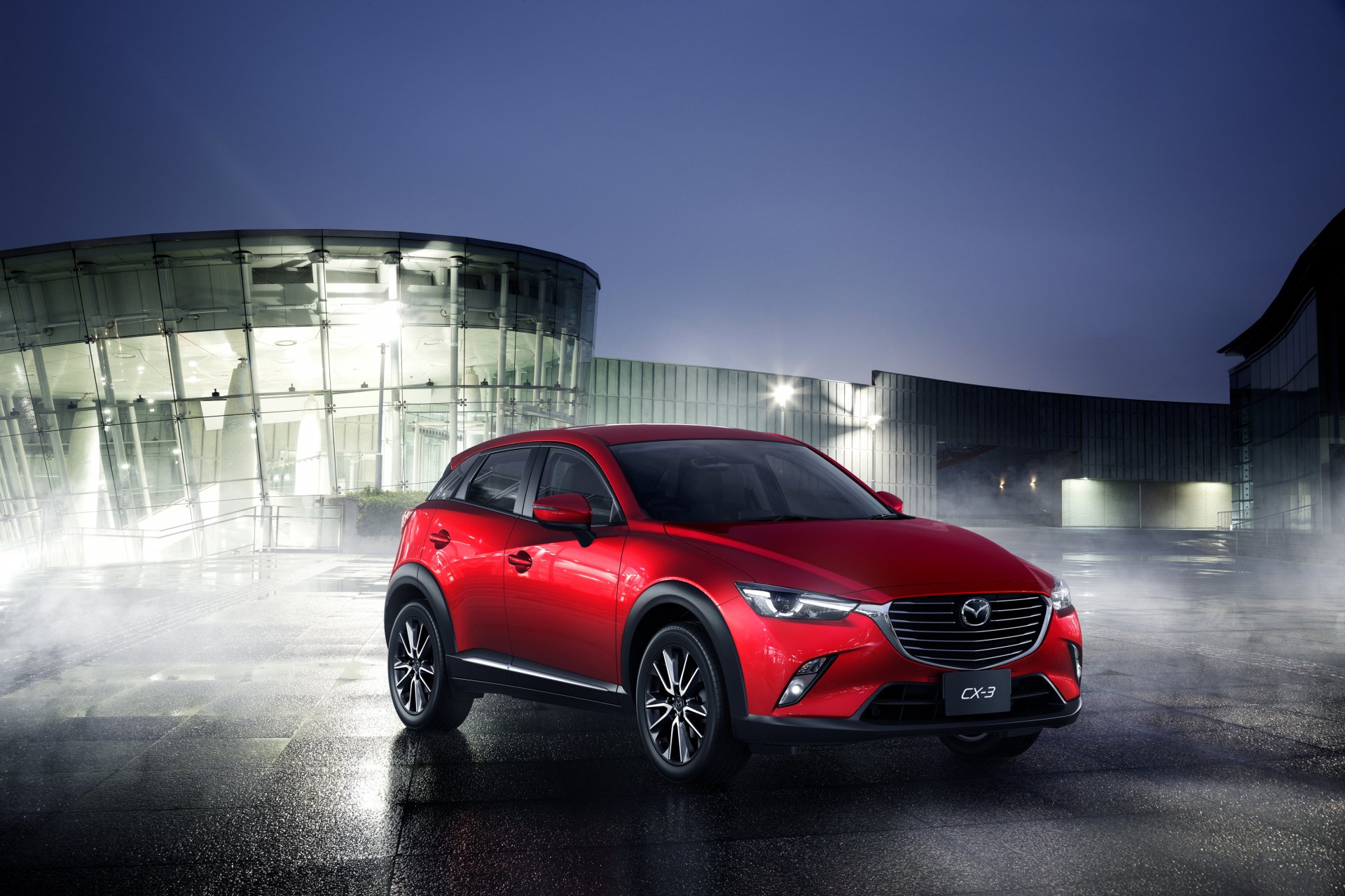 mazda mazda 2015 cx-3 rouge métallique automobile photo