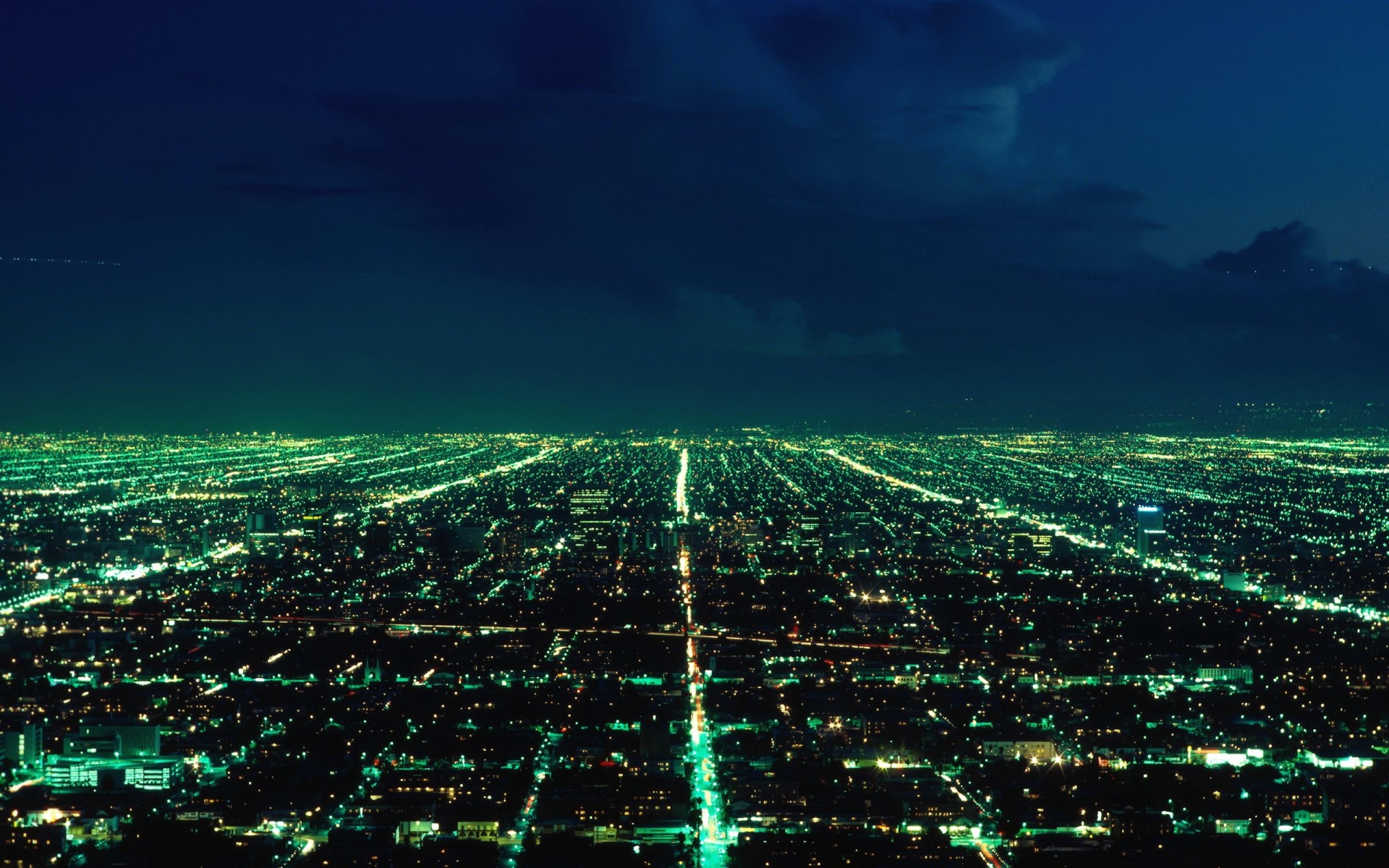 ville lumières nuit