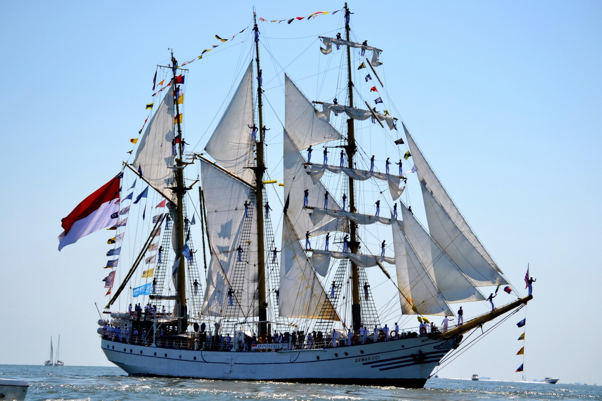 navires voile dewaruci photo