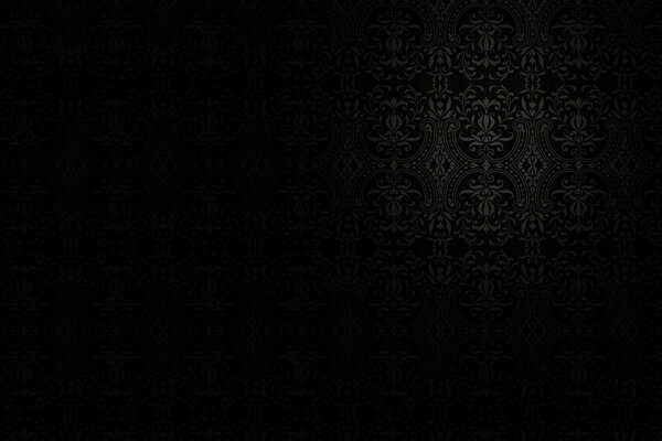 Modèle minimaliste sur fond noir