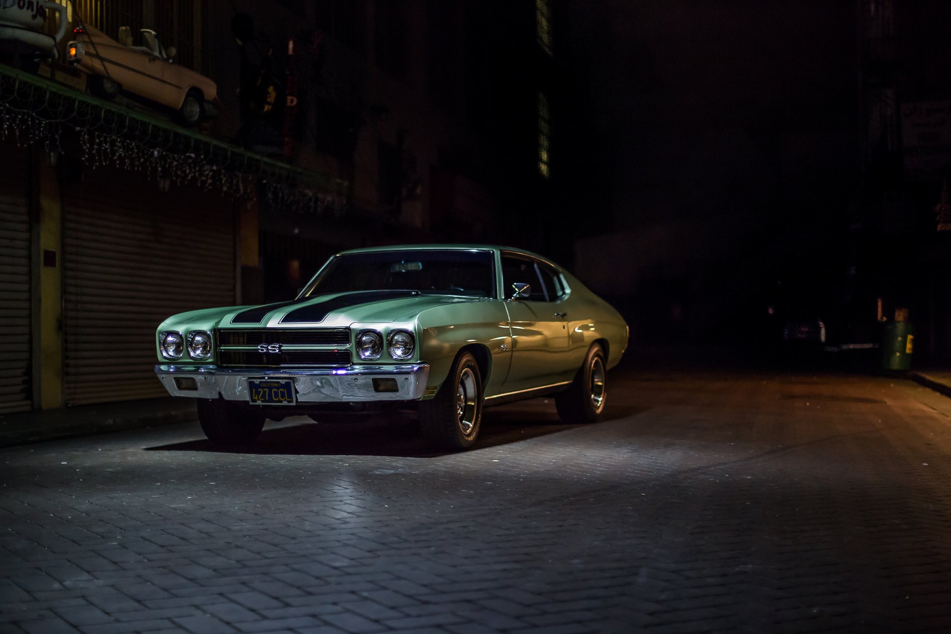 chevrolet chevelle ss classique rétro cour