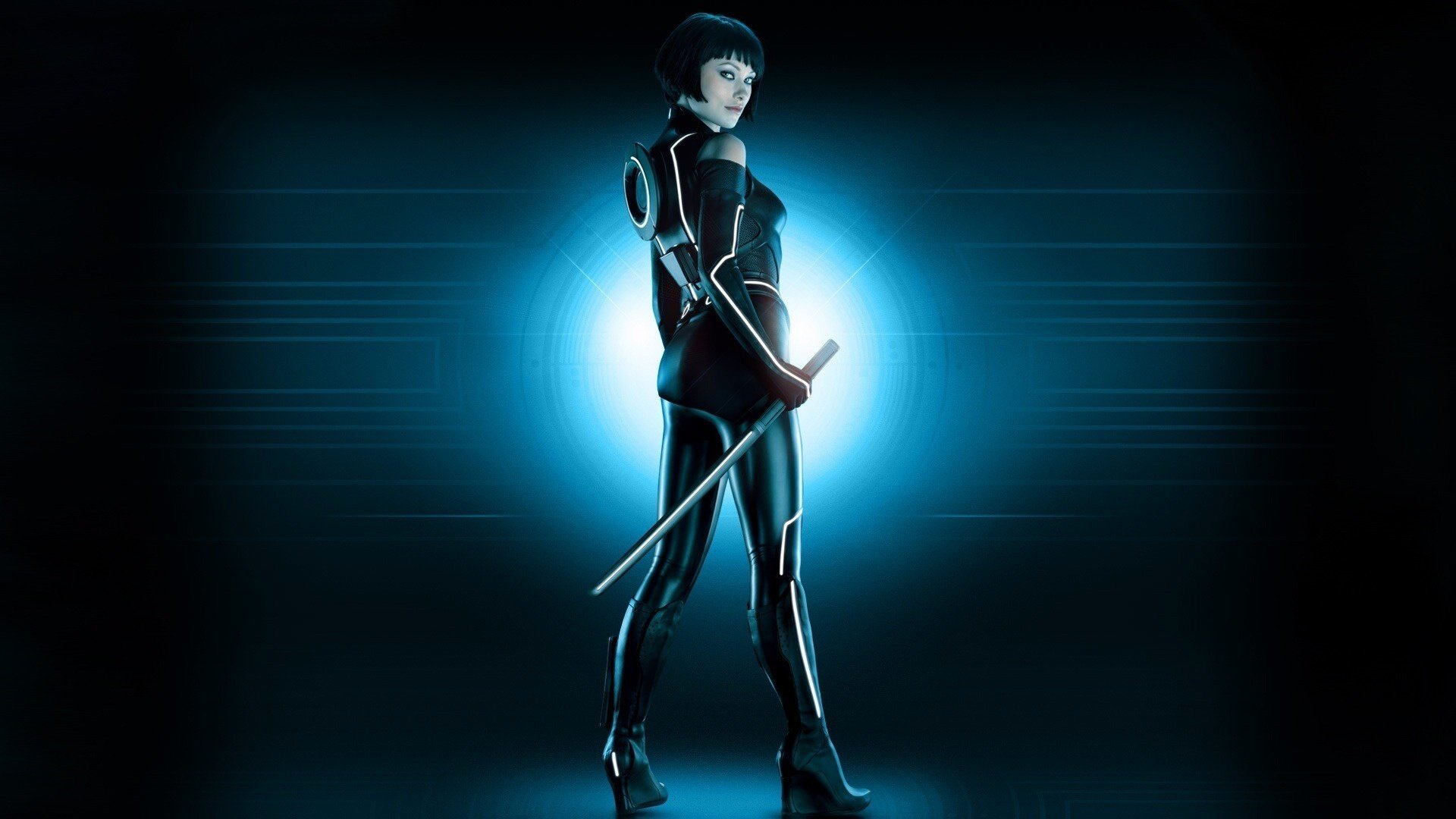 trône trône: héritage costume serré épée fille lumière regard femmes