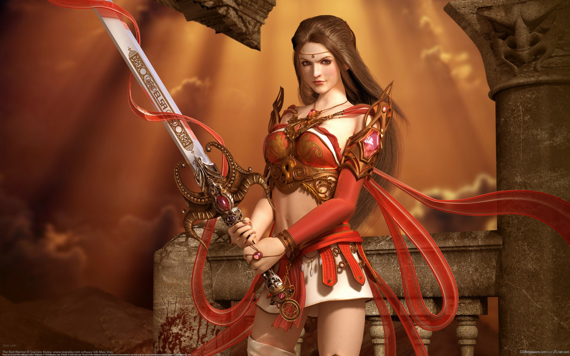 épée fantasy soa lee fille guerrier