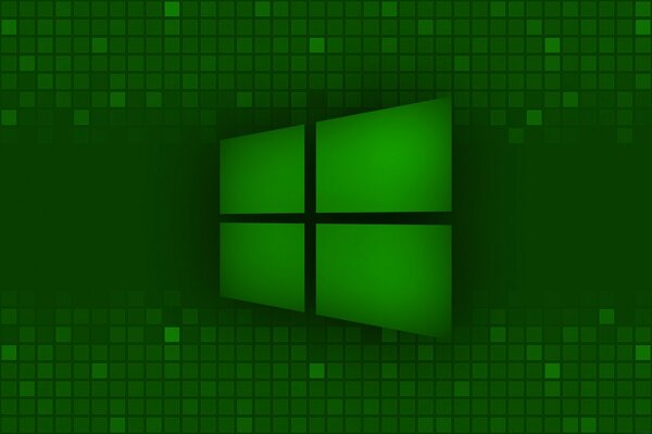 Logo vert Microsoft Windows 8