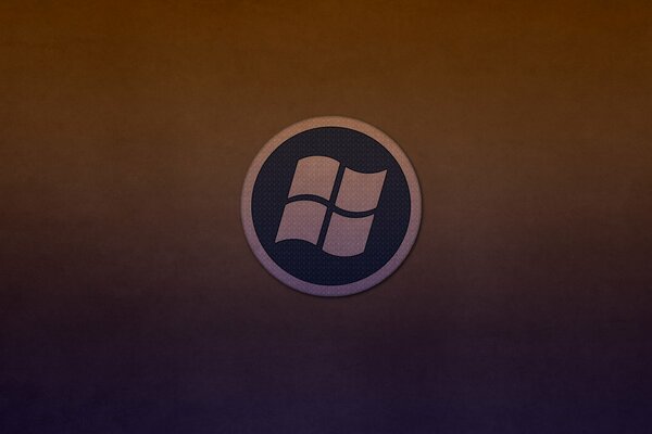 Logo Windows sur fond sombre