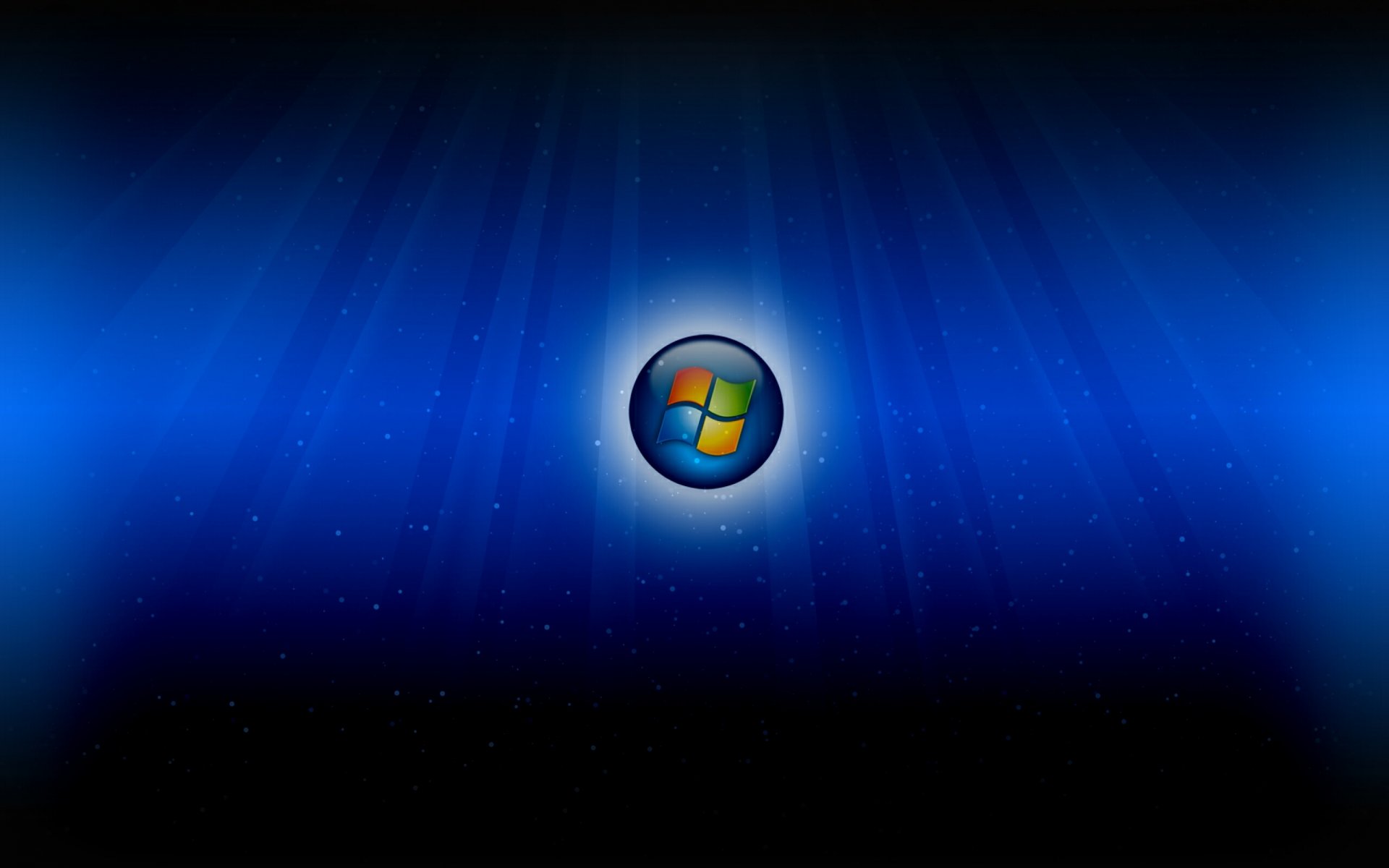bureau grand fenêtres bleues microsoft