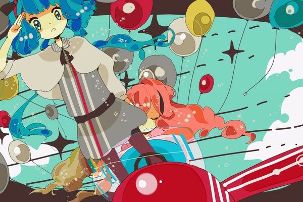 Hatsune miku et Megurine luka