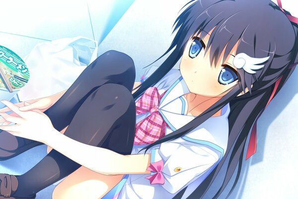 Jolie fille seule seule