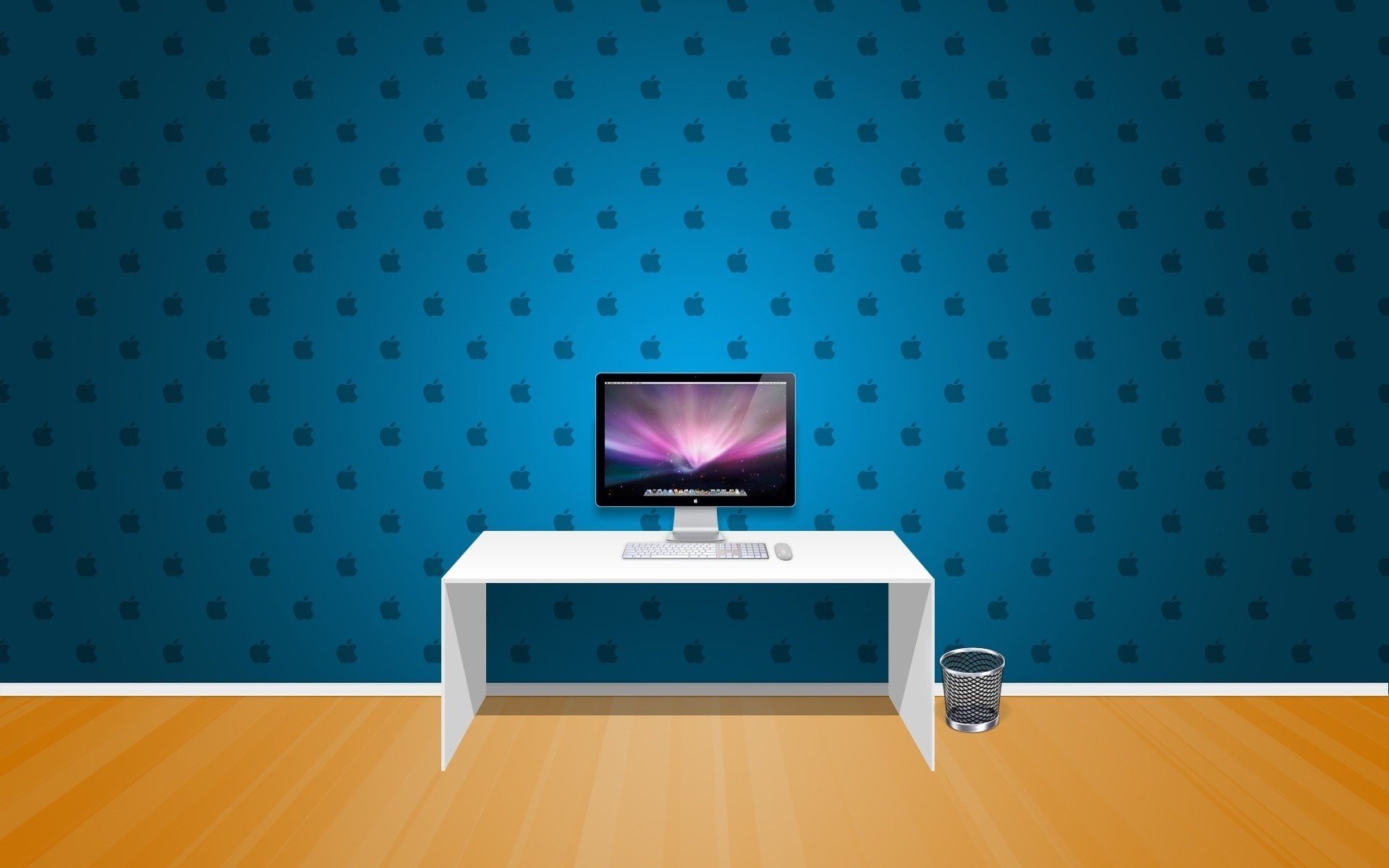 poubelle chambre moniteur bureau ordinateurs intérieur