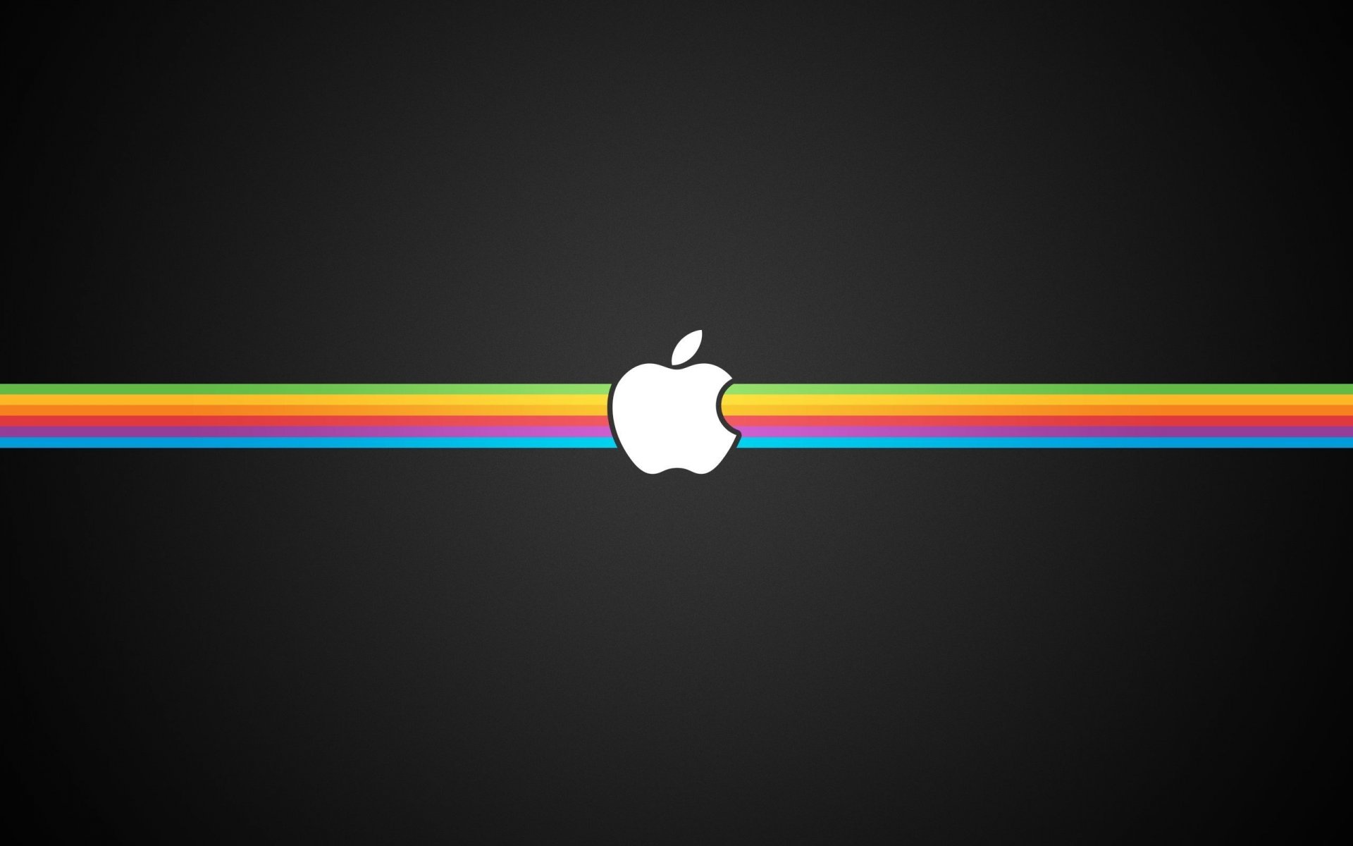 logo bullseye arc-en-ciel bande apple emblèmes logos