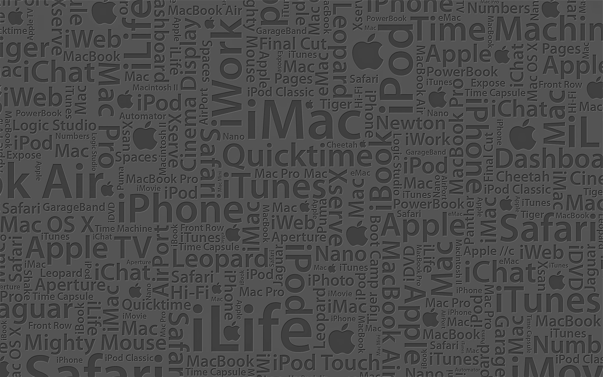 texture pomme lettrage