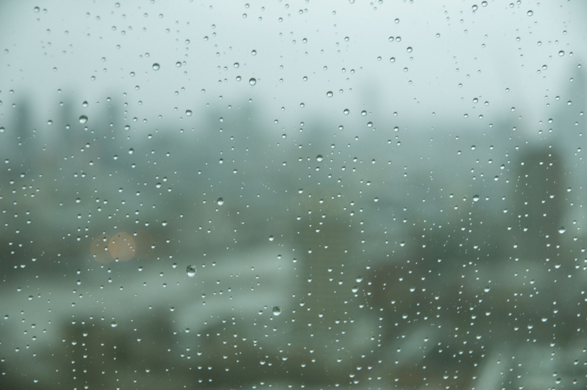 eau pluie bokeh tombe goutte