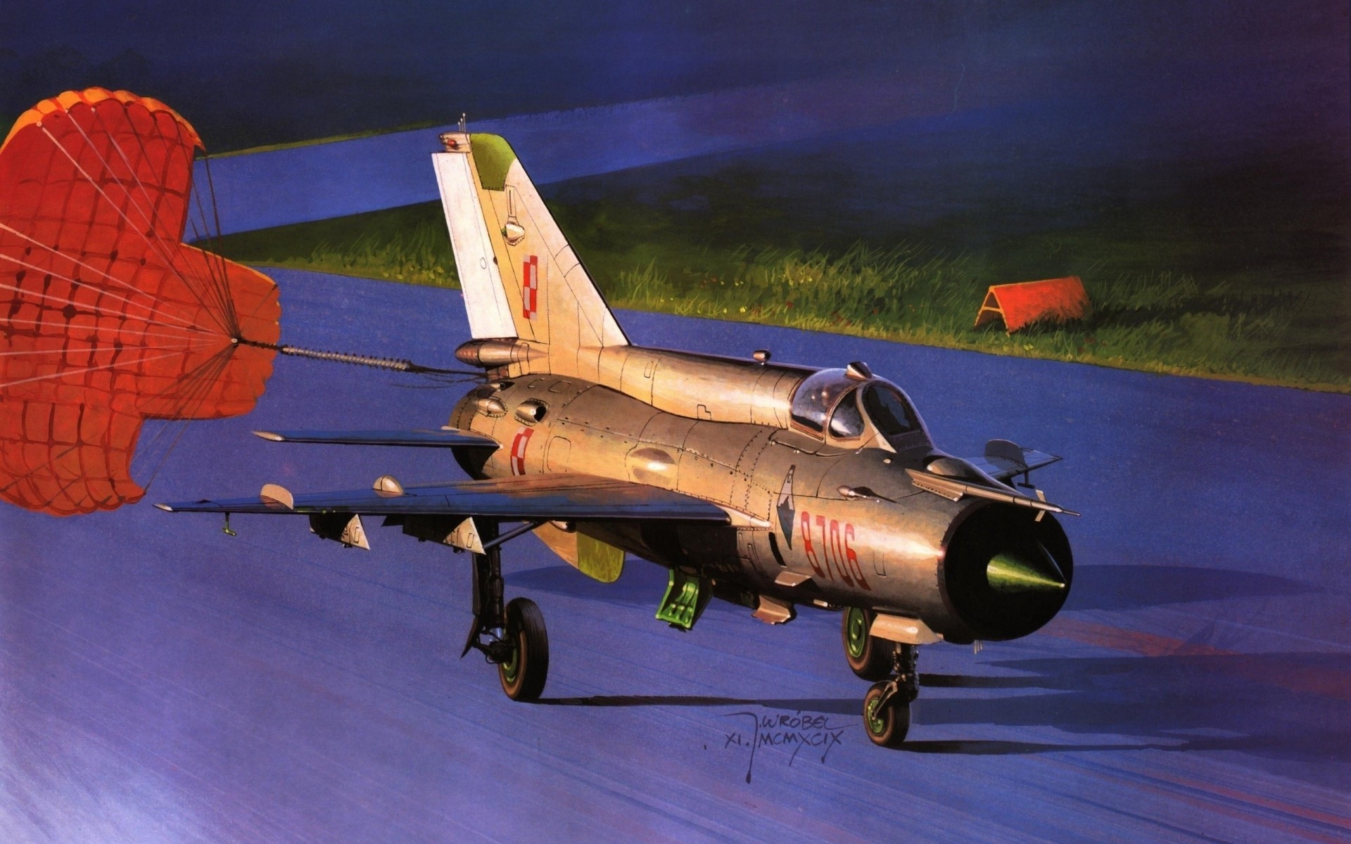 avion art polyvalent mig-21 soviétique