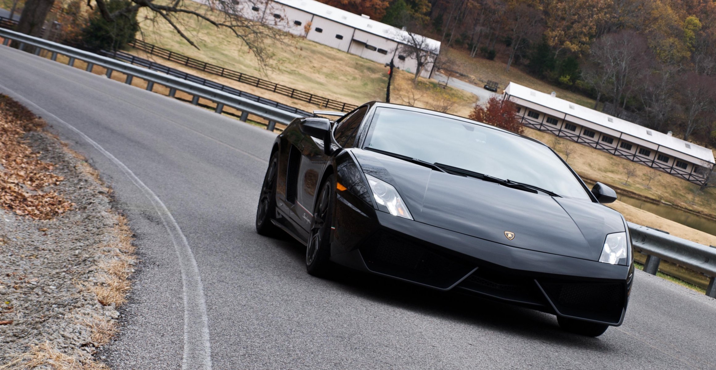 lamborghini gallardo lp570 superleggera noir lamborghini gallardo superleggera route bosse arbres