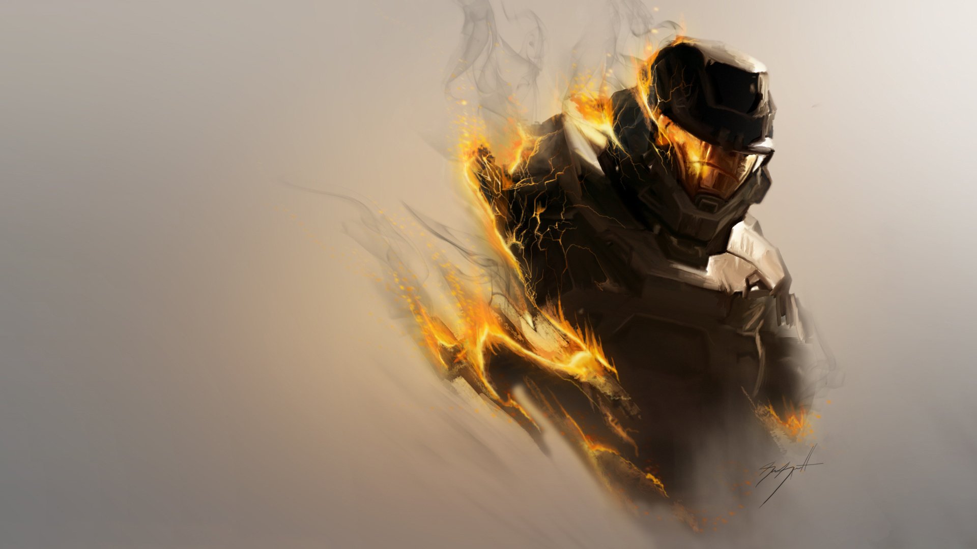atteindre halo halo feu casque dessins anime