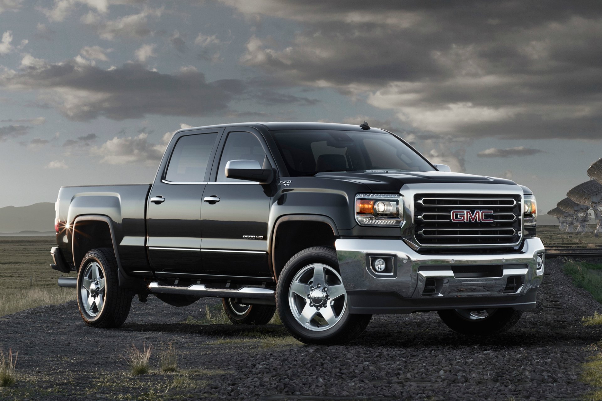 gmc sierra 2500hd ramassage noir