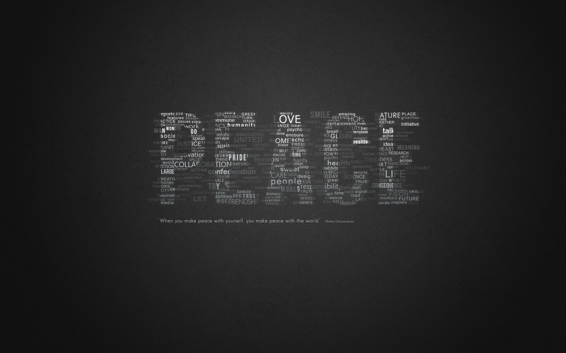 paix mots expression peace citation word