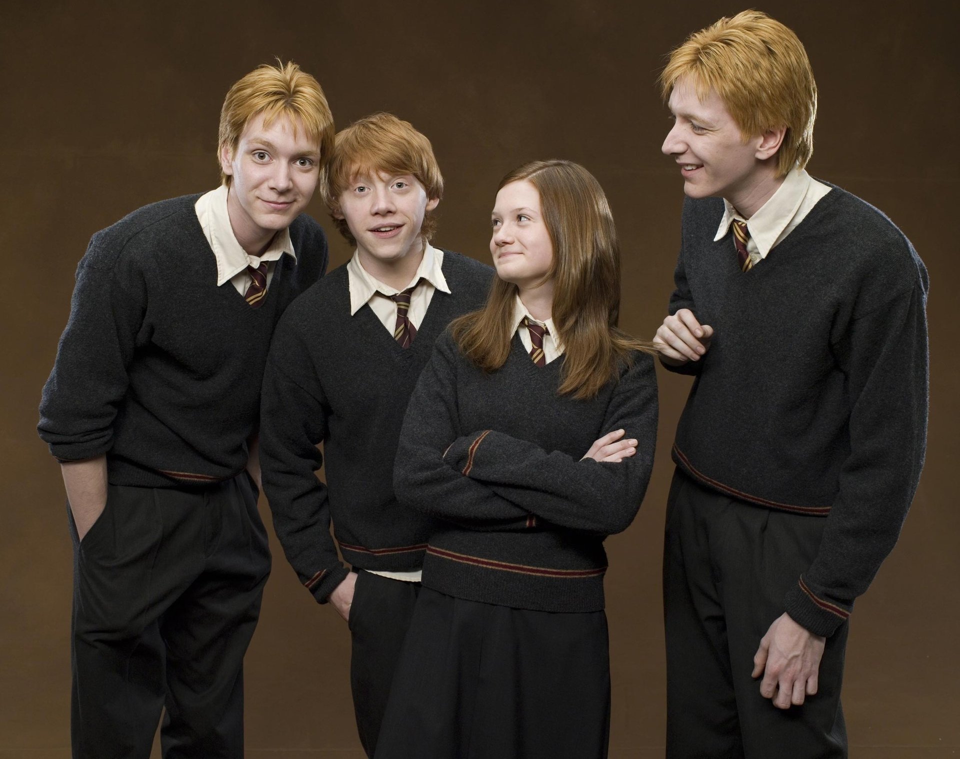 fred et george weasley weasley ginny harry potter