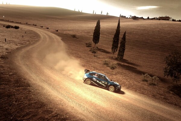 Subaru participe au rallye gran turismo 5