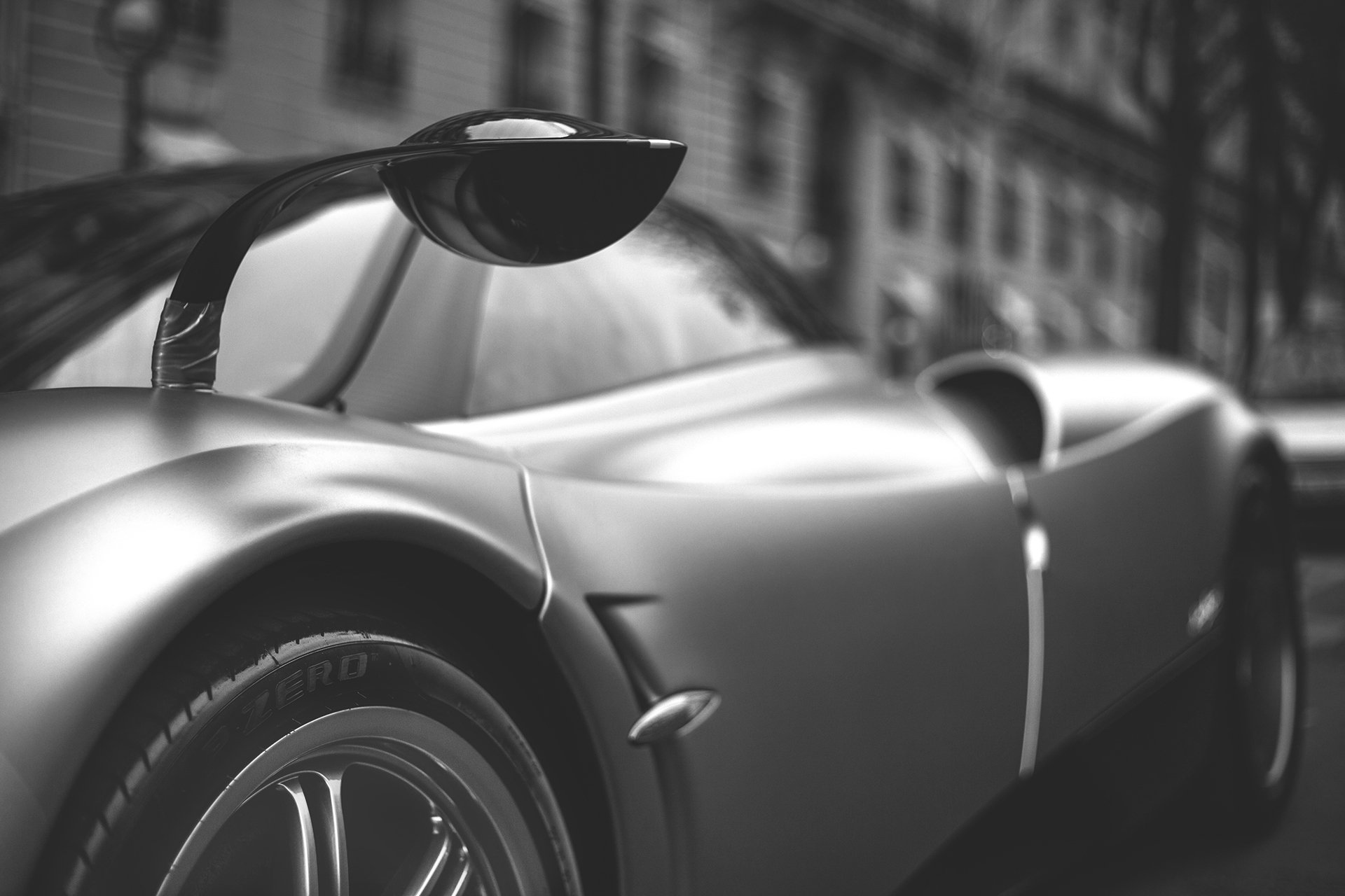 pagani huayra gris fond