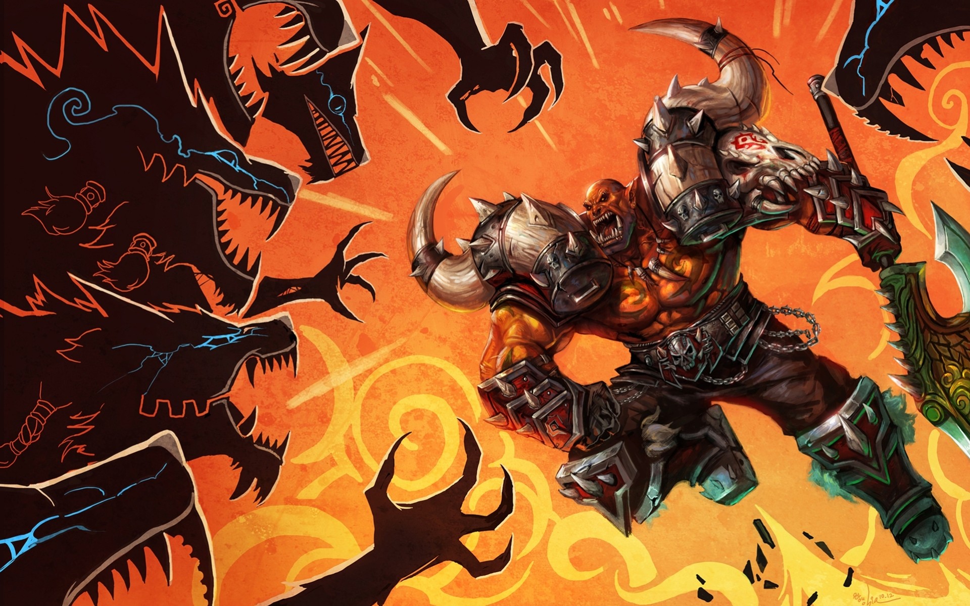 peintures horde fantaisie tempête mmorpg