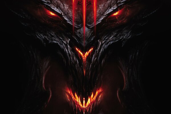 Diable dans la chair avec une image dans un fond sombre