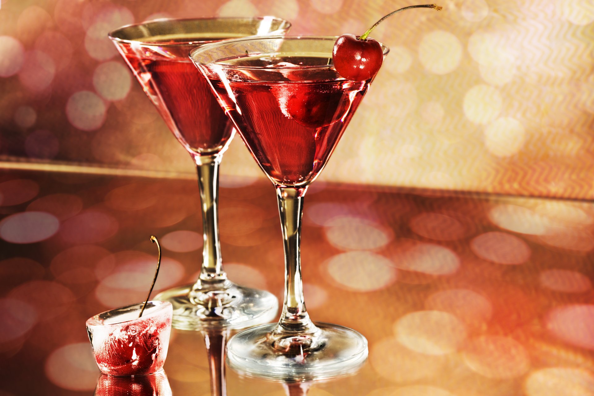 verres à vin martinis fête