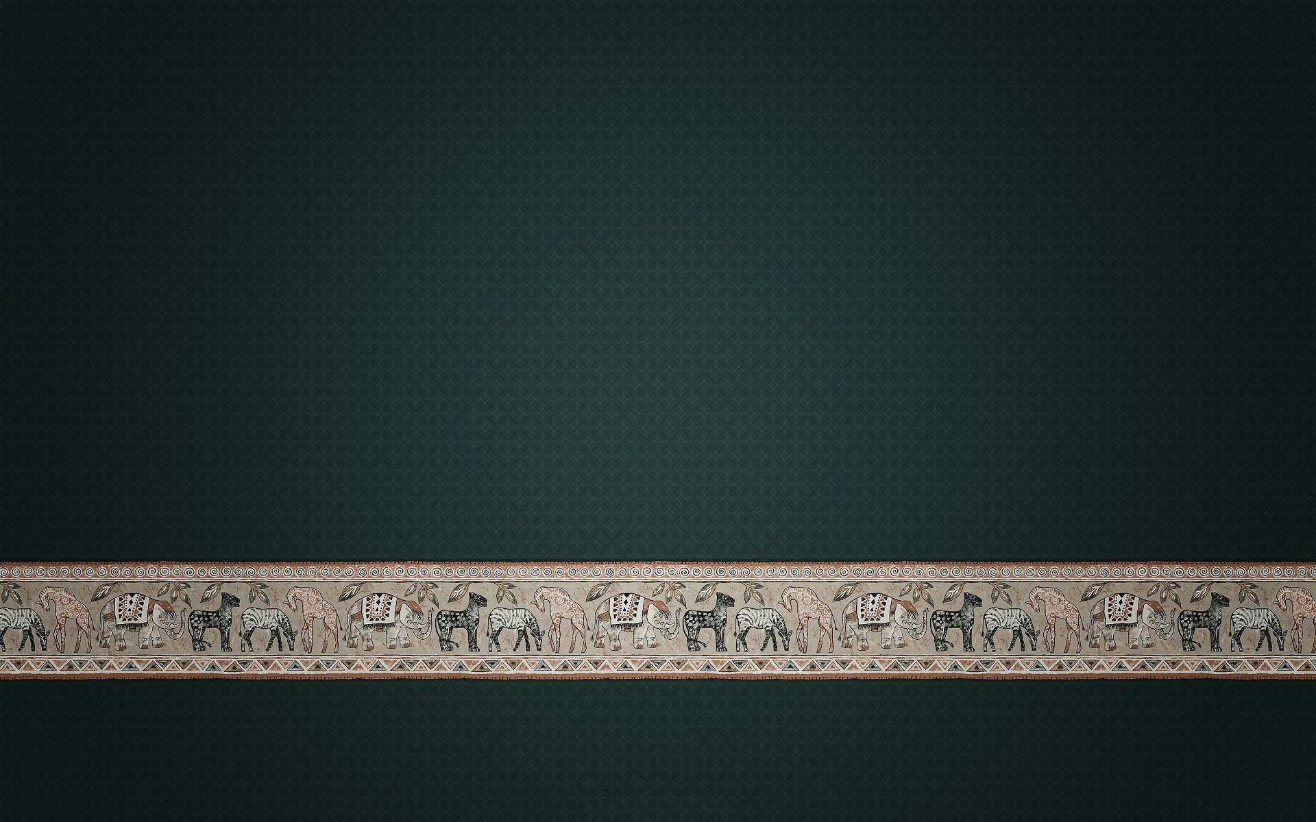 animaux minimalisme bordure