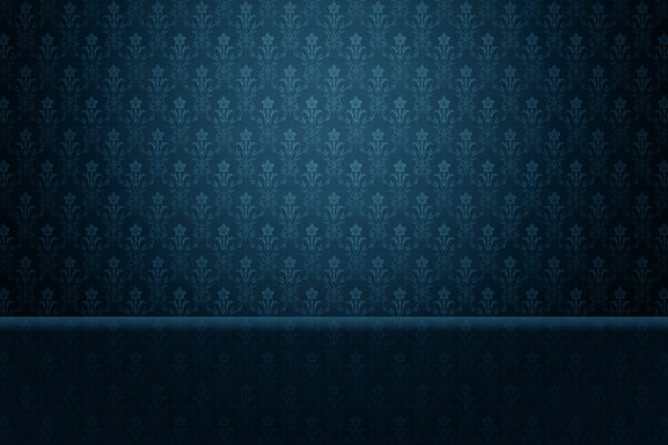 Fond d écran bleu avec motif et transition