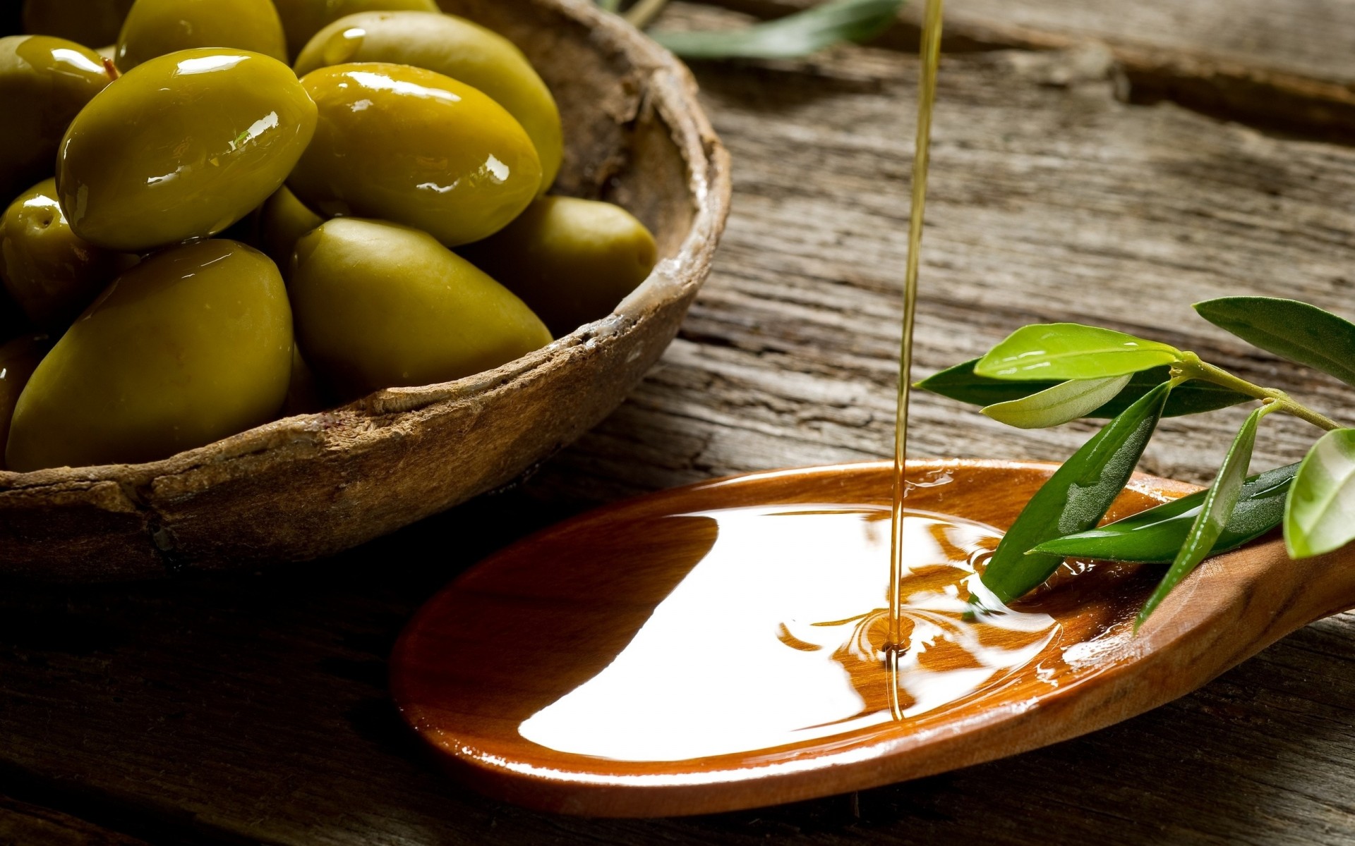 olives nourriture huile miel