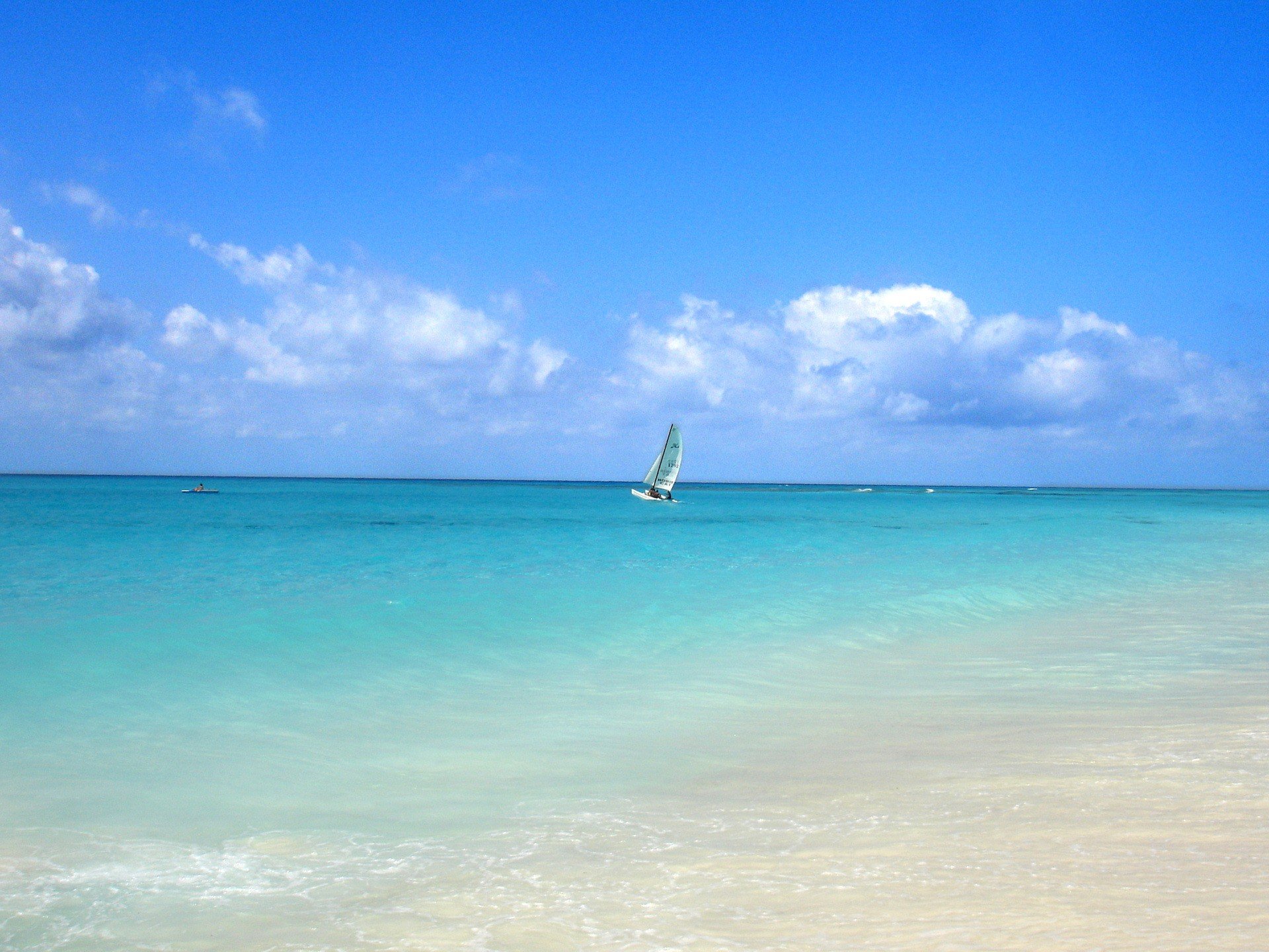 bateau voile mer eau horizon été chaleur