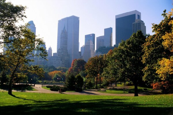 Un beau parc à New York