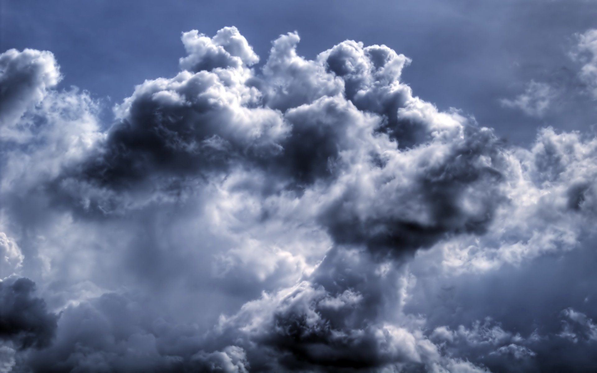 nuages ciel bleu hdr