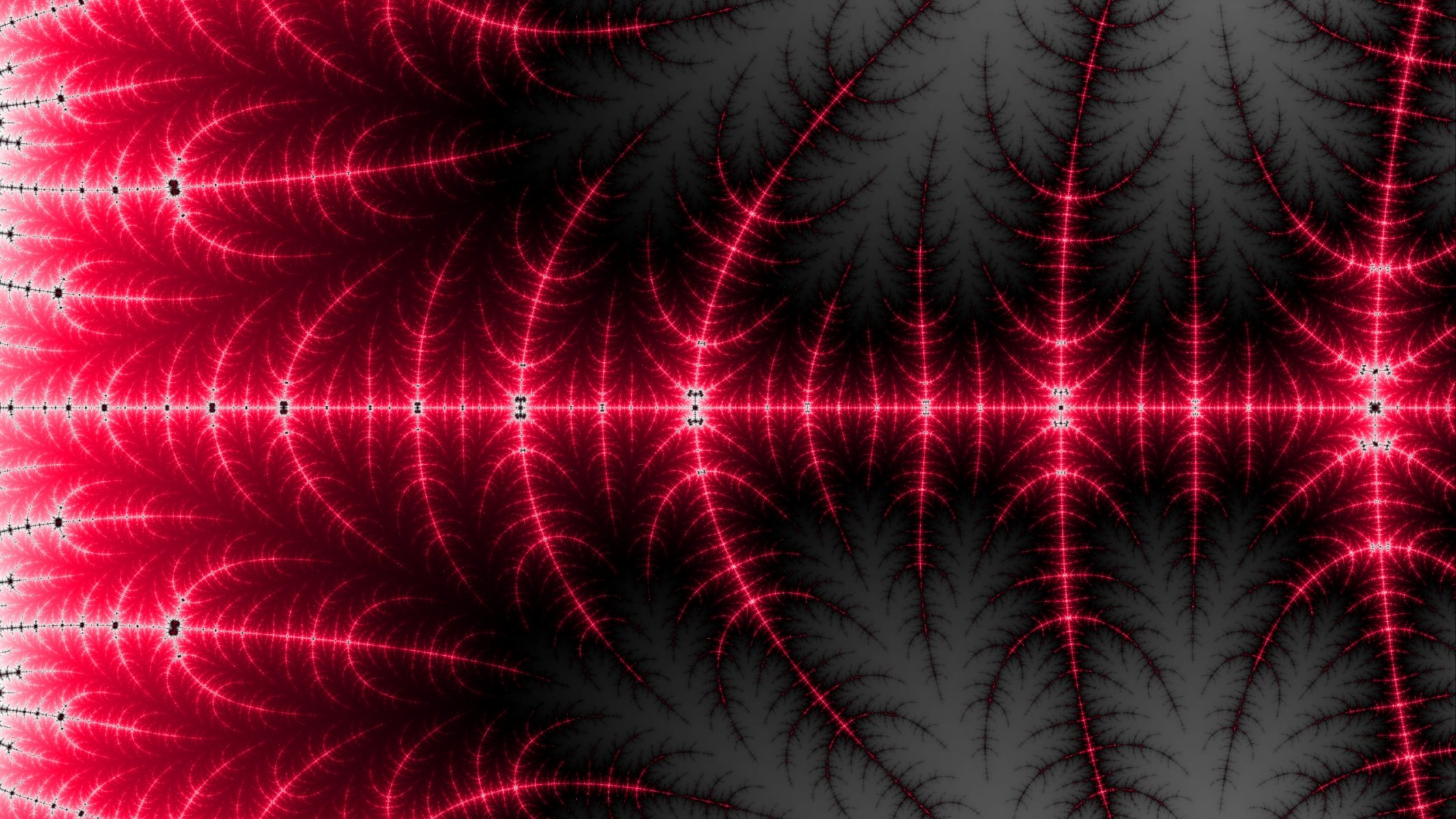 branches épines rouge et rose fond