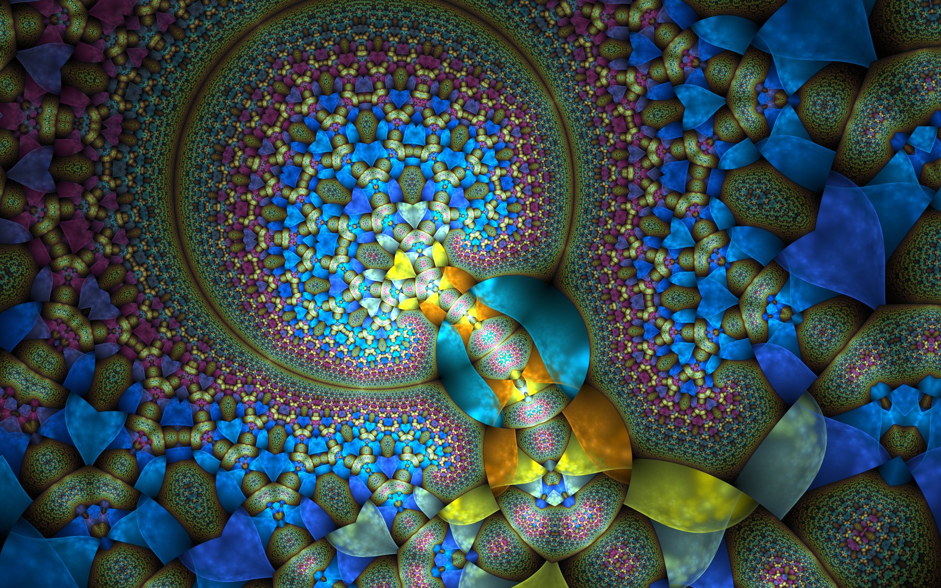 abstrait cercle coloré