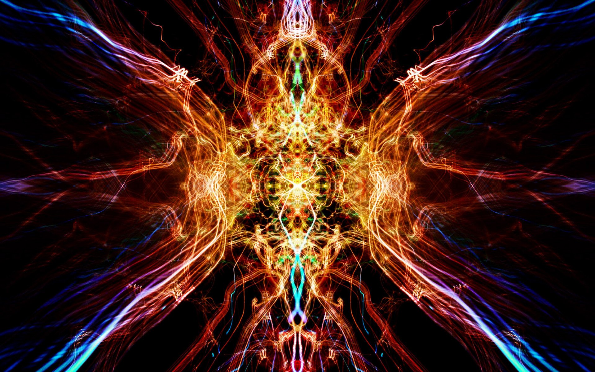 lumière réflexion symétrie kaléidoscope