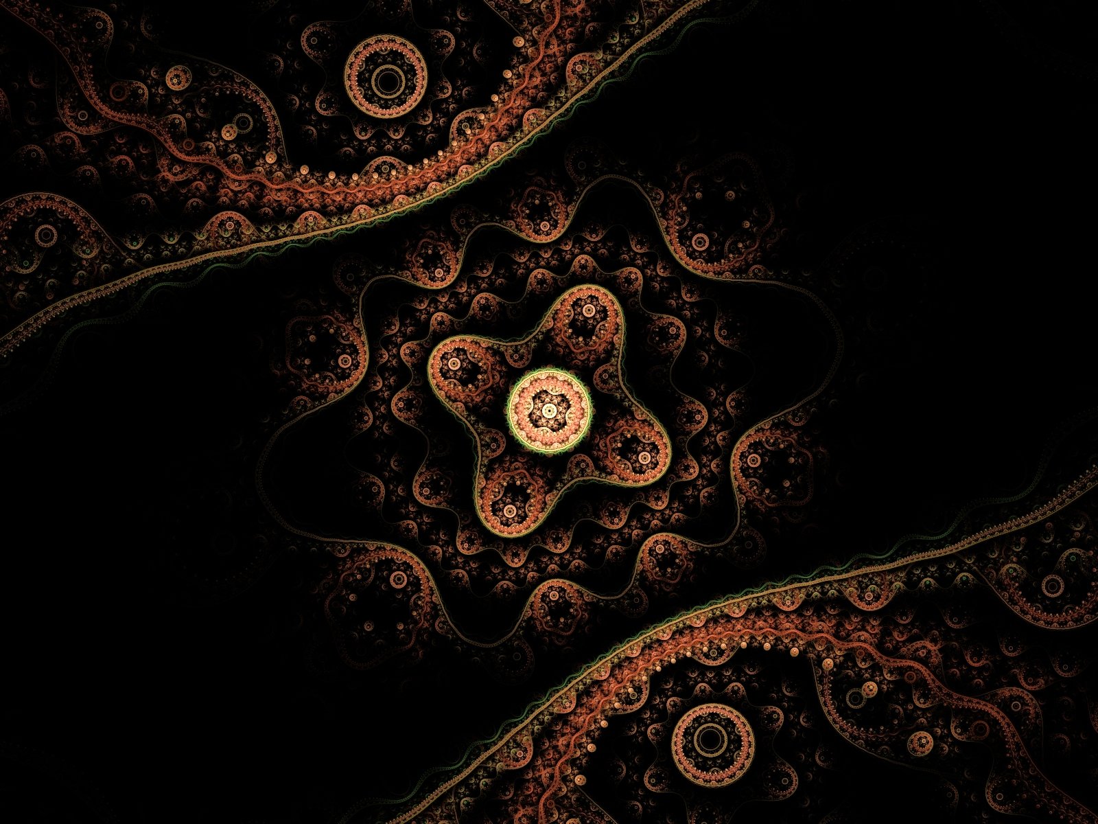 dentelle astral abstrait projection