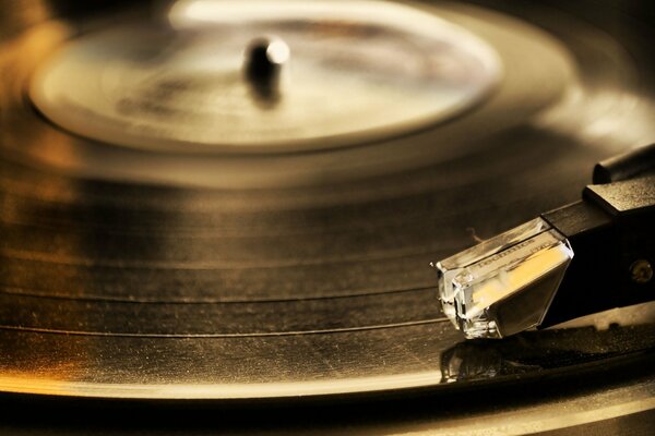 Disque vinyle, rétro, tourne-disque