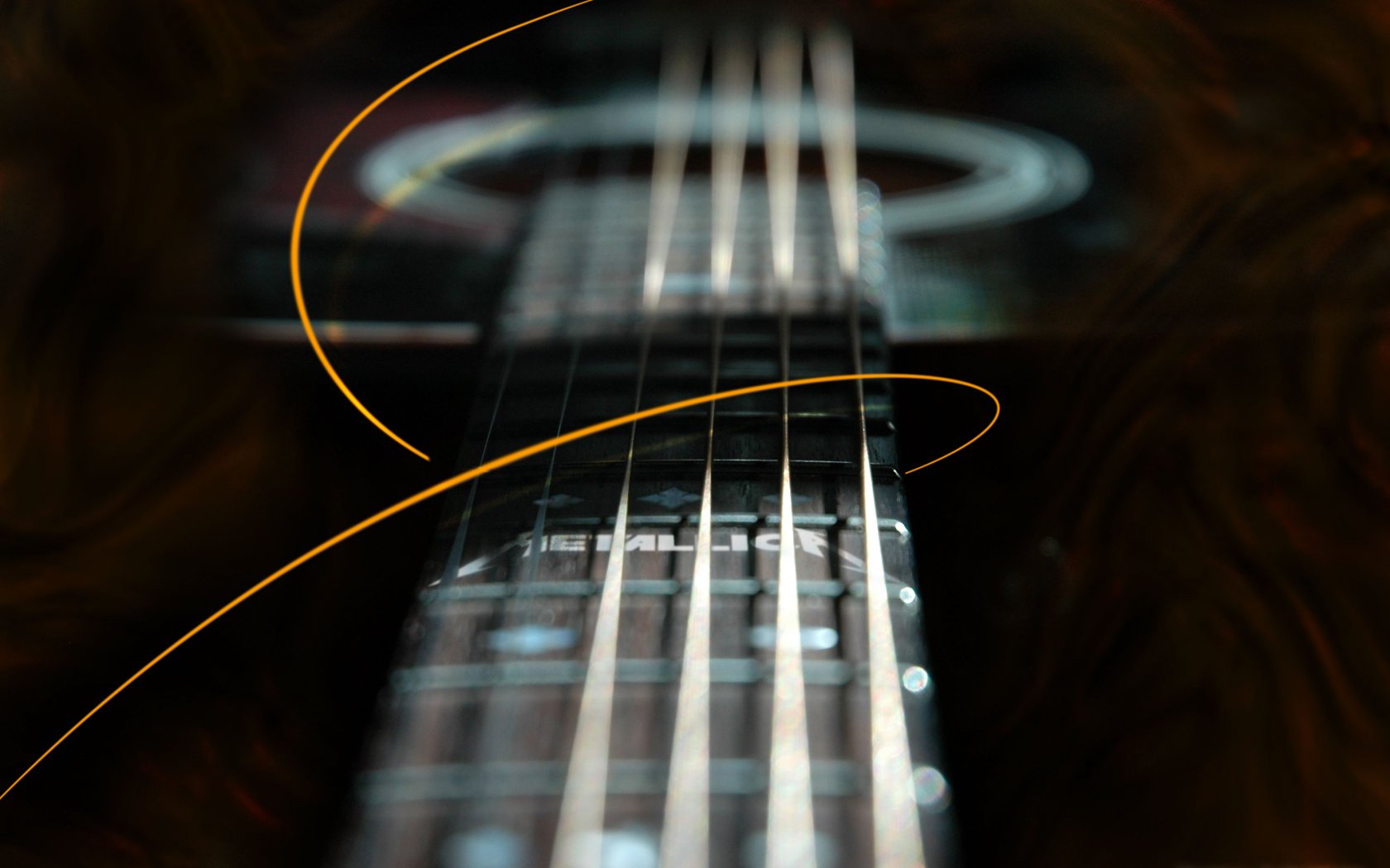 guitare touche metallica
