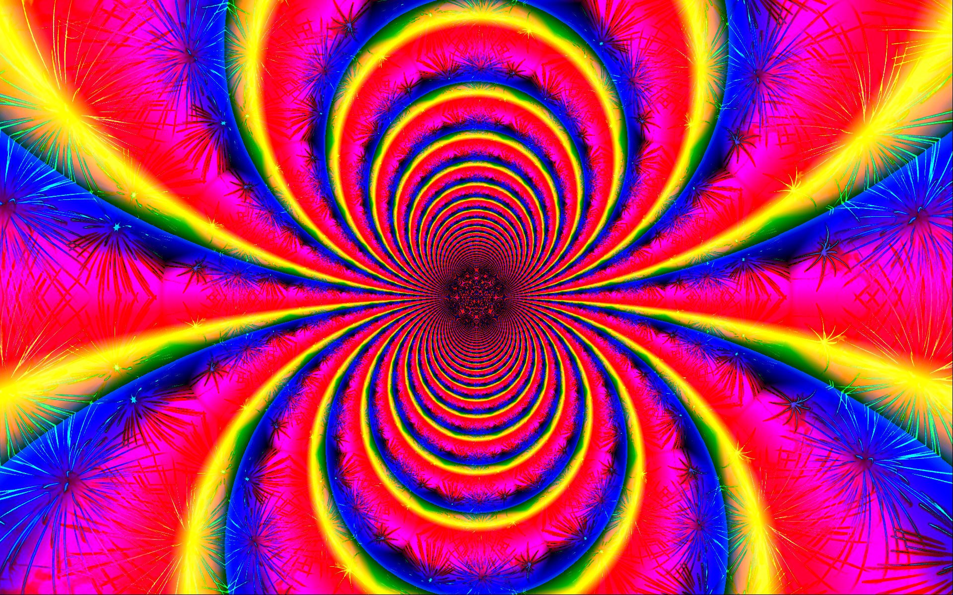 lumière couleur symétrie lignes rayons