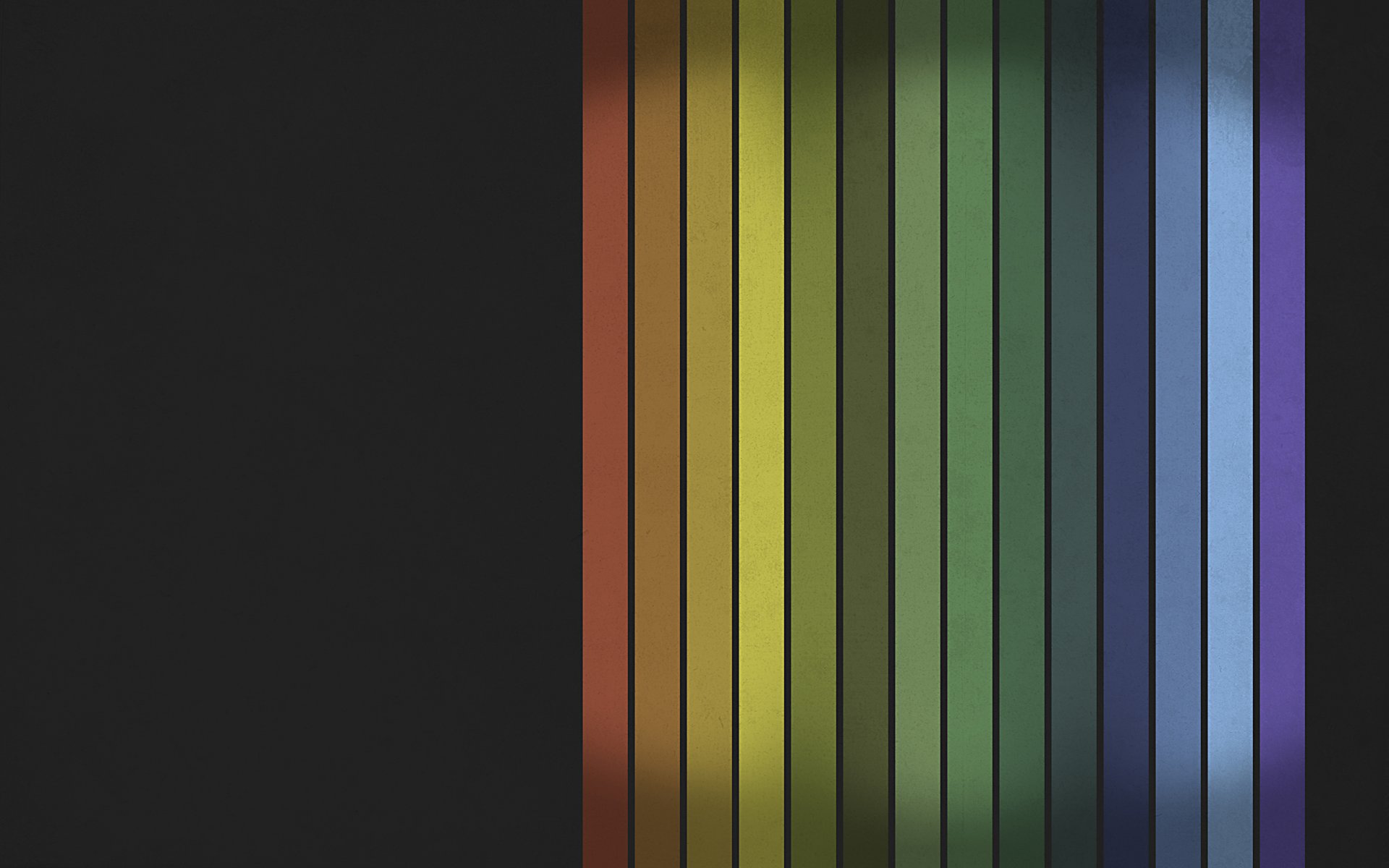 lignes couleurs d arc-en-ciel gamme