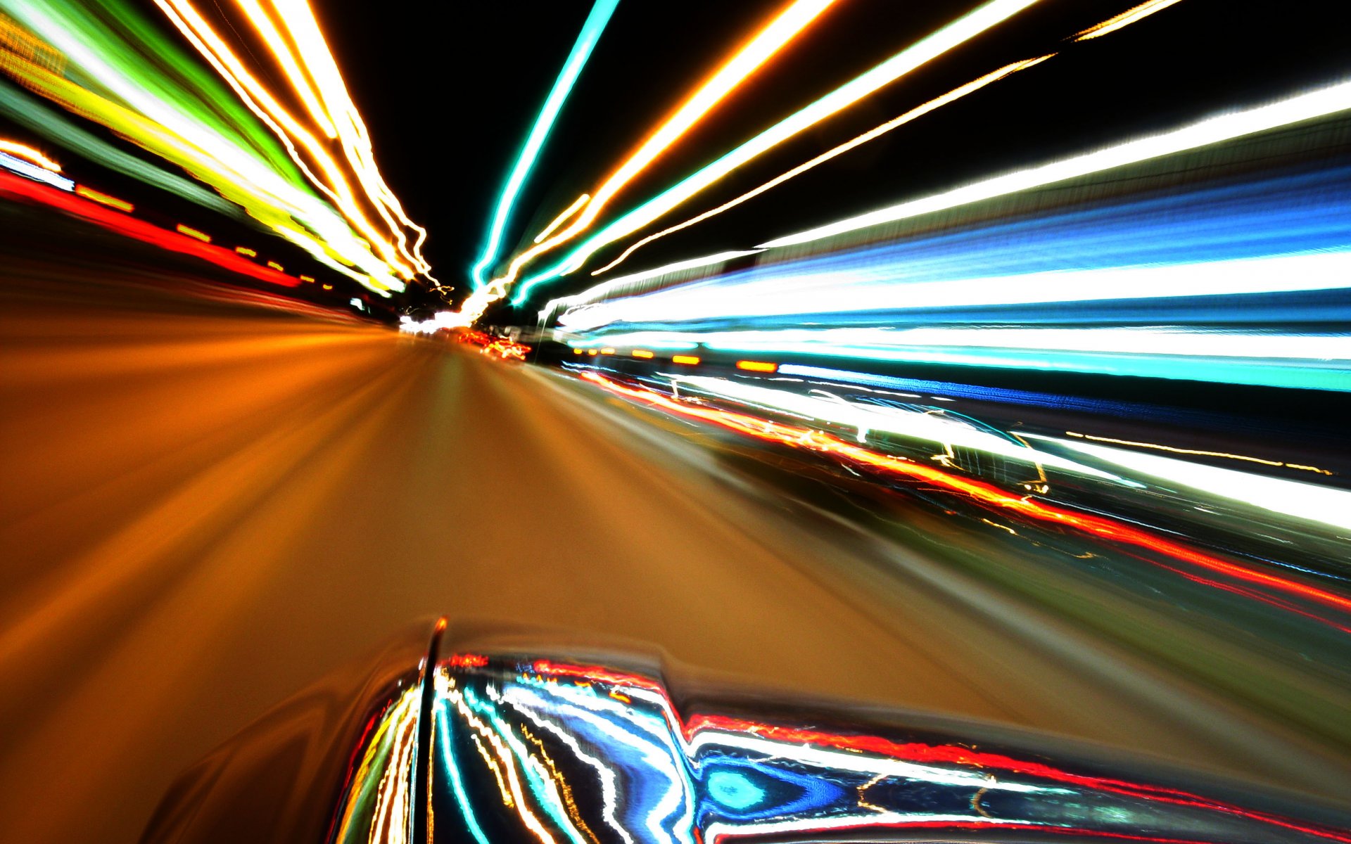 vitesse lumières machine