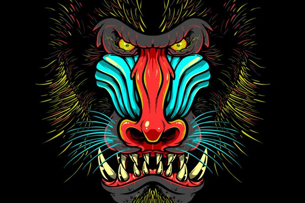Art mandrill