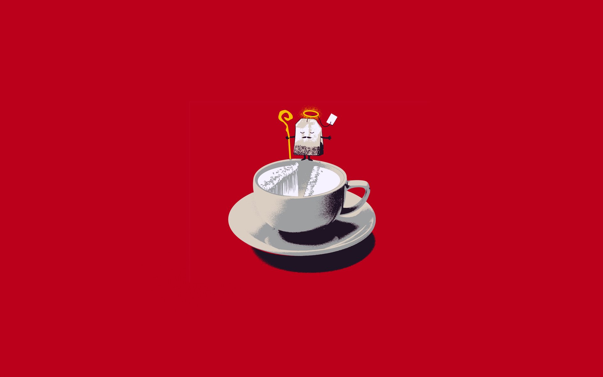 sachet thé tasse