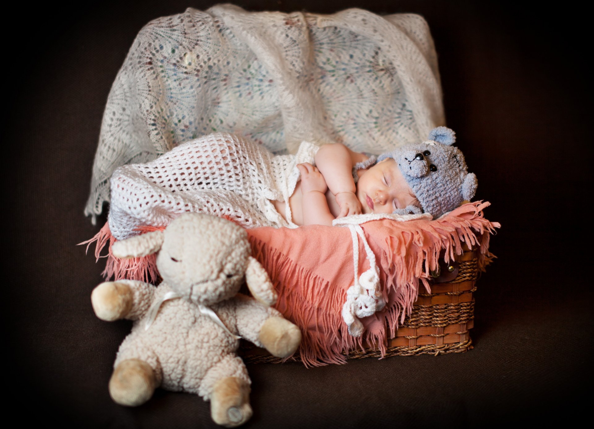 chapeau jouet sommeil panier enfant